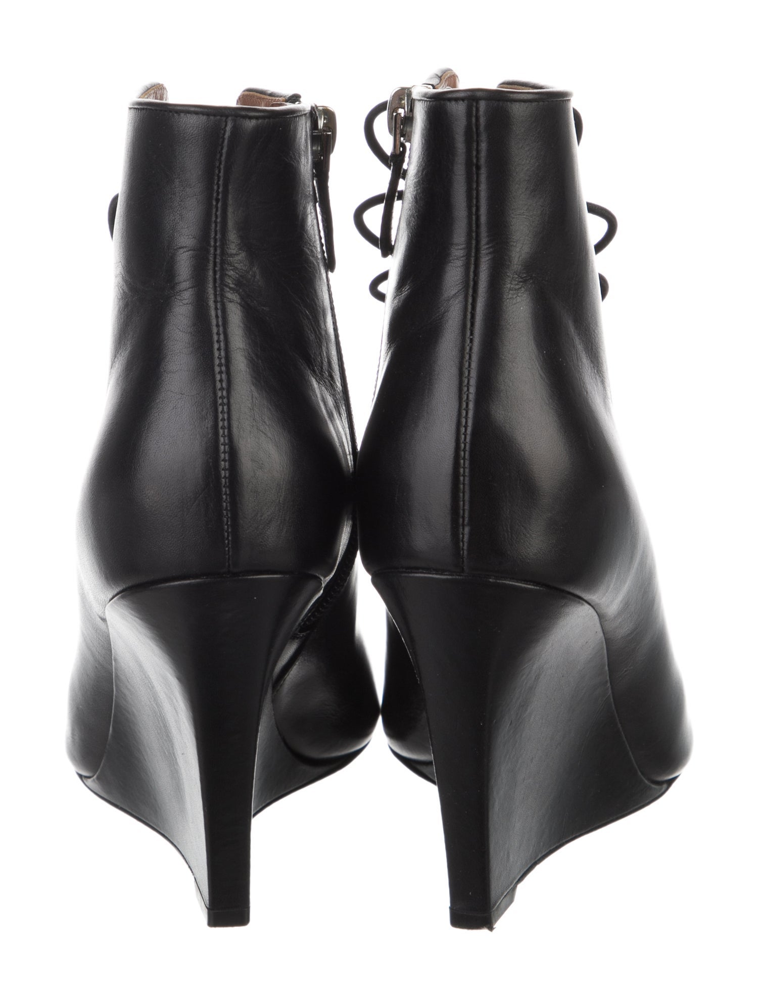 Givenchy Leather Lace-Up Boots